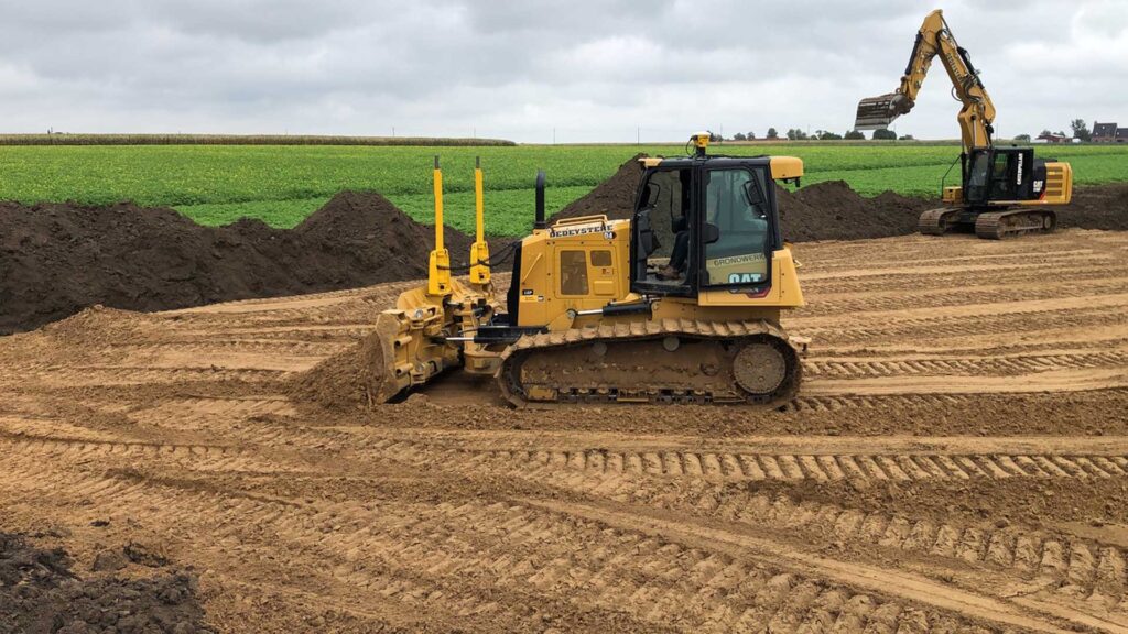 Nivelleren van grond